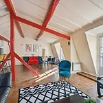 Bnbnook - Sunny 2Br Duplex Near Seine & Notre-Dame